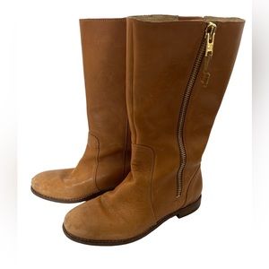 Sperry Tan Leather Boots / Women’s 6.5 / read description